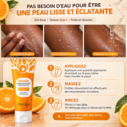 Orange Glow™ – Gel Exfoliant pour une Peau Lisse & Éclatante