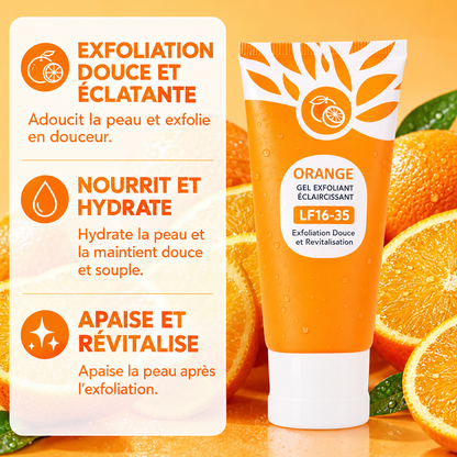 Orange Glow™ – Gel Exfoliant pour une Peau Lisse & Éclatante